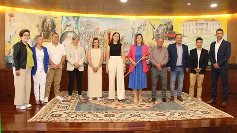 Concelleiros electos e membros do partido Popular de Salvaterra de Miño.