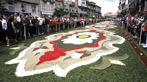 Alfombra del Corpus Christi ponteareano.