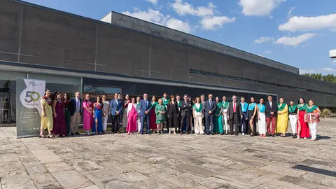 EFAs Galicia, tras el congreso de su 50 aniversario en Santiago de Compostela ayer.