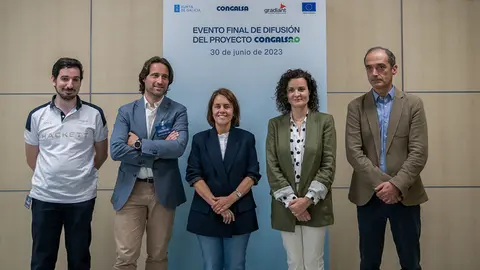 La directora de la Axencia Galega de Innovación, Patricia Argerey, participó hoy en A Pobra do Caramiñal en la presentación de resultados de esta iniciativa apoyada por la Administración autonómica en el marco del programa de Fábrica Intelixente e Sostible.