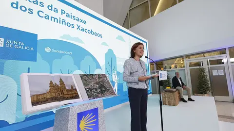 La vicepresidenta Ángeles Vázquez.