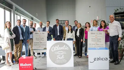 Xosé Merelles participa en la presentación del Atlantic Fest, que tendrá lugar en Vilagarcía de Arousa la próxima semana.