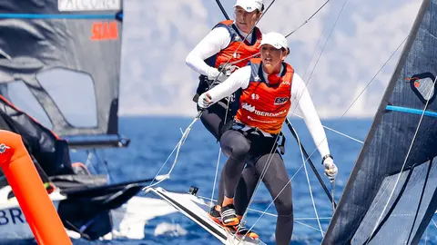 Támara Echegoyen y Paula Barceló finalizaban en la sexta posición en 49erFX.