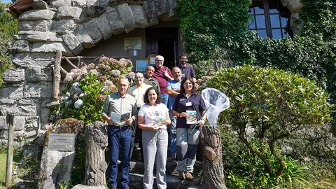La directora general de Patrimonio Natural visitó este miércoles y el parque natural del Monte Aloia