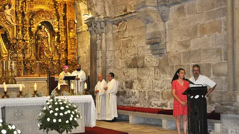 Celebración diocesana de los Abuelos y Mayores, el pasado año 2022, en Baiona.