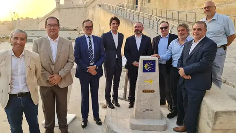 (De izquierda a derecha), Jean Pierre Fava, Carlo Micallef, Gabriel Baltar, Daniel Azzopardi, Owen Bonnici, José María Muriel, Cris Gabarrón, Russell Muscat and
James Portelli.