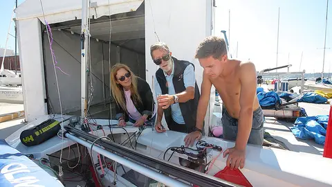 Nacho Campos, en el centro.