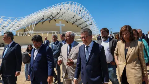 Primeiro-Ministro António Costa, Ministra Ana Catarina Mendes e presidentes das Câmaras de Lisboa e Loures visitam o parque Tejo, Lisboa/Loures.