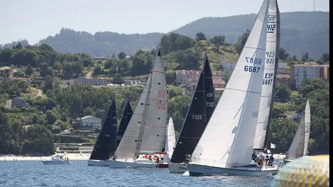 Una salida durante la regata del año pasado.