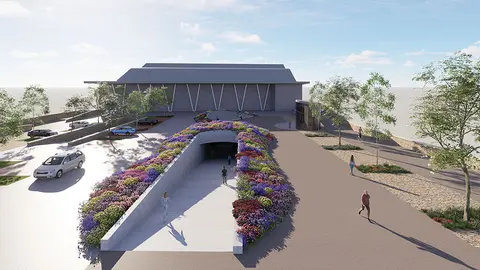 Este equipamento non supón a construción dun edificio novo, senón a adaptación de espazos soterrados actualmente en desuso na Cidade da Cultura.