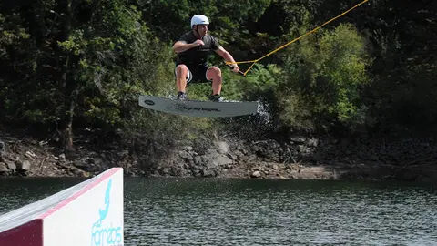 El vigués José Castro, Nolito, ganador en Fornelos. JACOBO PEREIRA.