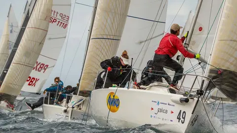 En el Eurofrits Aviko Newindfoods navega el gallego Edu Reguera. LALO R. VILLAR.