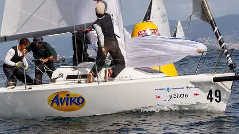 El Eurofrits Aviko Newindfoods de Javier Padrón sostiene su primera posición. LALO R. VILLAR.