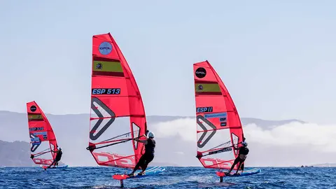Bernart Tomás (Arenal-Mallorca), Julia Gómez (Balís-Barcelona), Nacho Baltasar (Rápita-Mallorca). YEPA PHOTOGRAPHY.