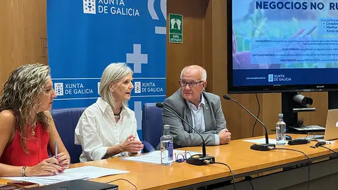 La directora del Igape, Covadonga Toca, participa en la primera de las jornadas sobre esta temática que recorrerán seis ayuntamientos de las cuatro provincias para poner en valor las posibilidades que ofrecen los entornos rurales de cara a consolidar e impulsar nuevas ideas de negocio.