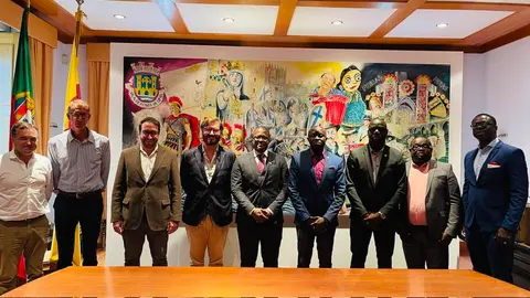 Ministro da Guiné-Bissau recebido
na Câmara Municipal de Ponte de Lima.