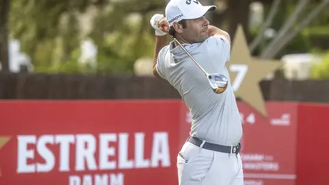 Adrián Otaegui, en la segunda vuelta del Estrella Damm N.A. Andalucía Masters. © MARCOS MORENO.