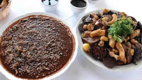 Arroz de Sarrabulho á moda de Ponte de Lima.