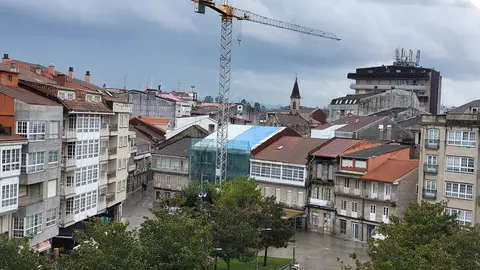 Plaza Mayor. Ponteareas.