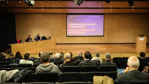 O Fórum de Investigação UMinho & UVigo pretendeu reforçar a aposta destas universidades na I&D.