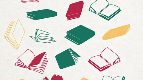 Pormenor cartaz Feira do Livro limiano.