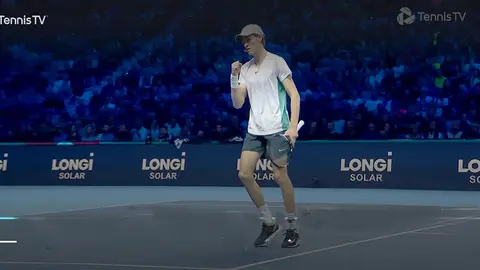 Jannik Sinner, artífice de la gran victoria italiana.