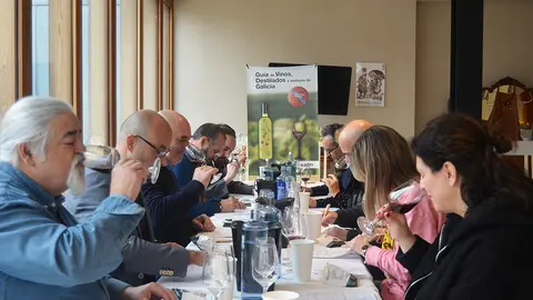 Para esta cata especial, se contó con algunos de los técnicos de mayor prestigio de las DOPs de España: Rioja, Ribera Del Duero, Bierzo y León; así como los de las 5 DOs de Galicia: Monterrei, Rías Baixas, Ribeira Sacra, Ribeiro y Valdeorras.