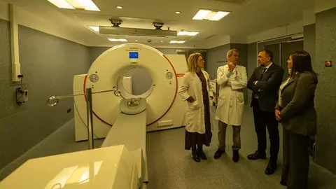 Visita do conselleiro ao aparataxe do Meixoeiro.