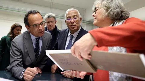 Primeiro-Ministro António Costa e Ministro da Cultura, Pedro Adão e Silva, visitam o laboratório de conservação e restauro José de Figueiredo, Lisboa.