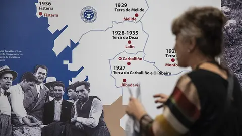 A mostra conmemora o centenario da fundación desta institución, grande impulsora da modernización cultural e científica de Galicia. ROCIO CIBES.