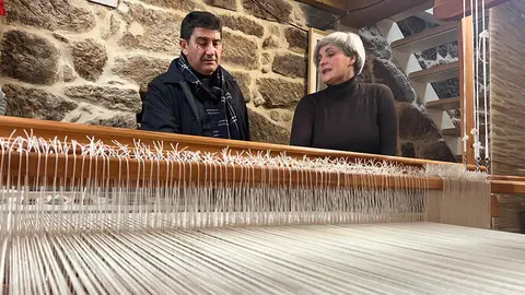 O delegado do Goberno en Galicia, Pedro Blanco visitou a Inés Rodríguez.