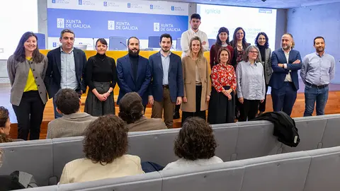 La directora de la Agencia Gallega de Innovación, Patricia Argerey, participó junto con la directora de la Fundación Barrié, Carmen Arias, en una jornada informativa sobre el programa Ignicia