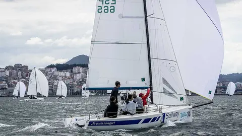 Campeonato Gallego Villalia de J70+J80 organizado por el Real Club Náutico de Vigo, 2023 ©SAILINGSHOTS BY MARÍA MUIÑA.