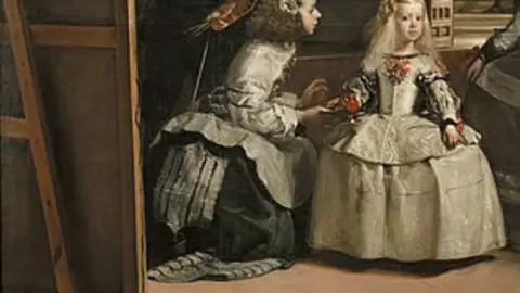 Fragmento del cuadro Las Meninas de Diego Velázquez.