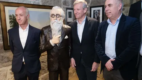 El presidente de la Xunta en funciones visitó hoy la Casa Museo Valle Inclán en Vilanova de Arousa, después de su rehabilitación.