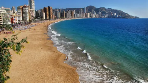Playa Levante Benidorm.