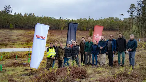 El proyectos ha repoblado el monte con 2.000 ejemplares de robles y castaños.