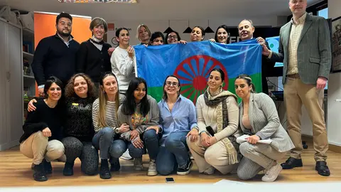 Durante la conmemoración del Día Internacional del Pueblo Gitano en Lugo.