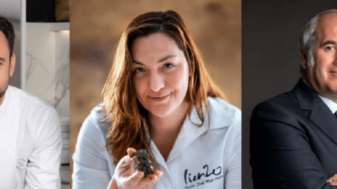 (de izquierda a derecha): Eduard Xatruch, María José Martínez y Luis Suárez de Lezo, Jurado del XII Premio Promesas.