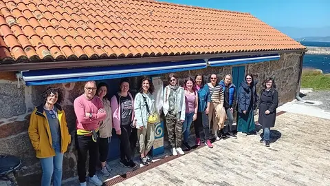 Os tecnicos de Turismo en Carnota.