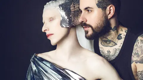 Oscar Novo con Susana Rodríguez.