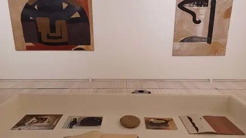 A exposición “Berta Cáccamo. Correspondencias de arquivo”.