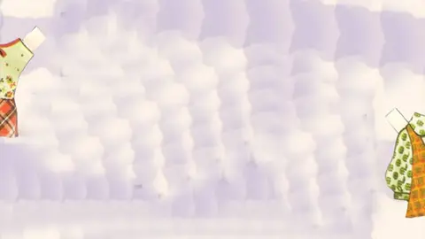 Maruxiñas, figuras recortables ás que nenos e nenas poderán irlles cambiando o estilismo empregando deseños realizados con teas recicladas.