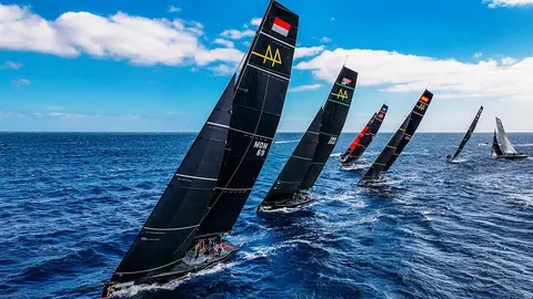 Las regatas de los RC44 harán las delicias de los amantes de la vela. NICO MARTÍNEZ. Martínez