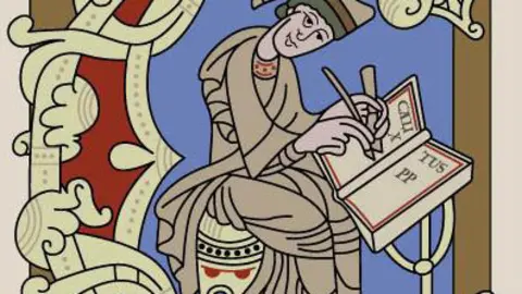 Pormenor del cartel anunciador.