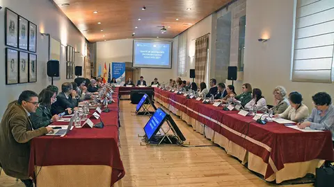 A reunión foi no Mosteiro de Santo Estevo de Ribas de Sil, en Nogueira de Ramuín.
