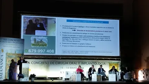 El último Congreso de Cirugía Oral e Implantología, en Salamanca.
