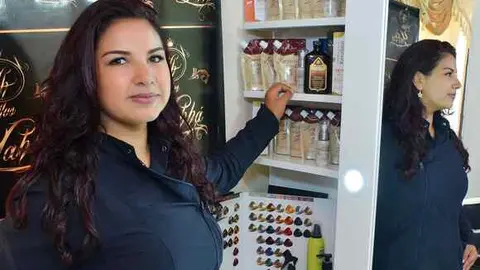 Ivonnsabel Zambrano Gutiérrez inicia su visita a España en Ourense.