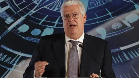 Ministro da Economia, Pedro Reis, na conferência da Associação dos Industriais Metalúrgicos, Metalomecânicos e Afins de Portugal, Aveiro.