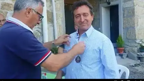 Un nuevo miembro de Cabaleiros de Vigo. ARCHIVO.